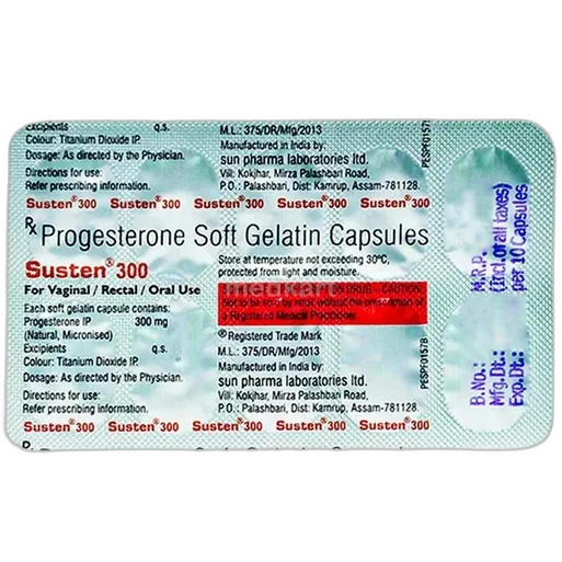 susten 300mg tablet 10's
